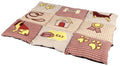 Trixie Patchwork-Decke - rot/beige, 80 x 55 cm