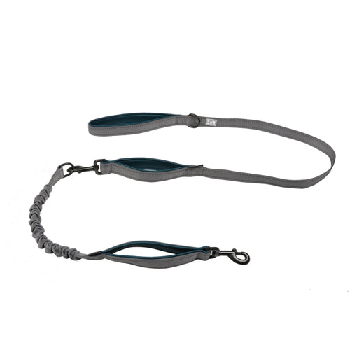Duvoplus EXPLOR Ultimate Fit 2in1 Leine Classic - petrol blue - 180cm - 25mm